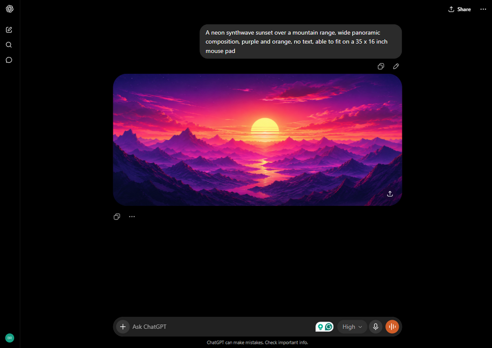 Describe your image in detailed words (pro tip: specify the mouse pad size)